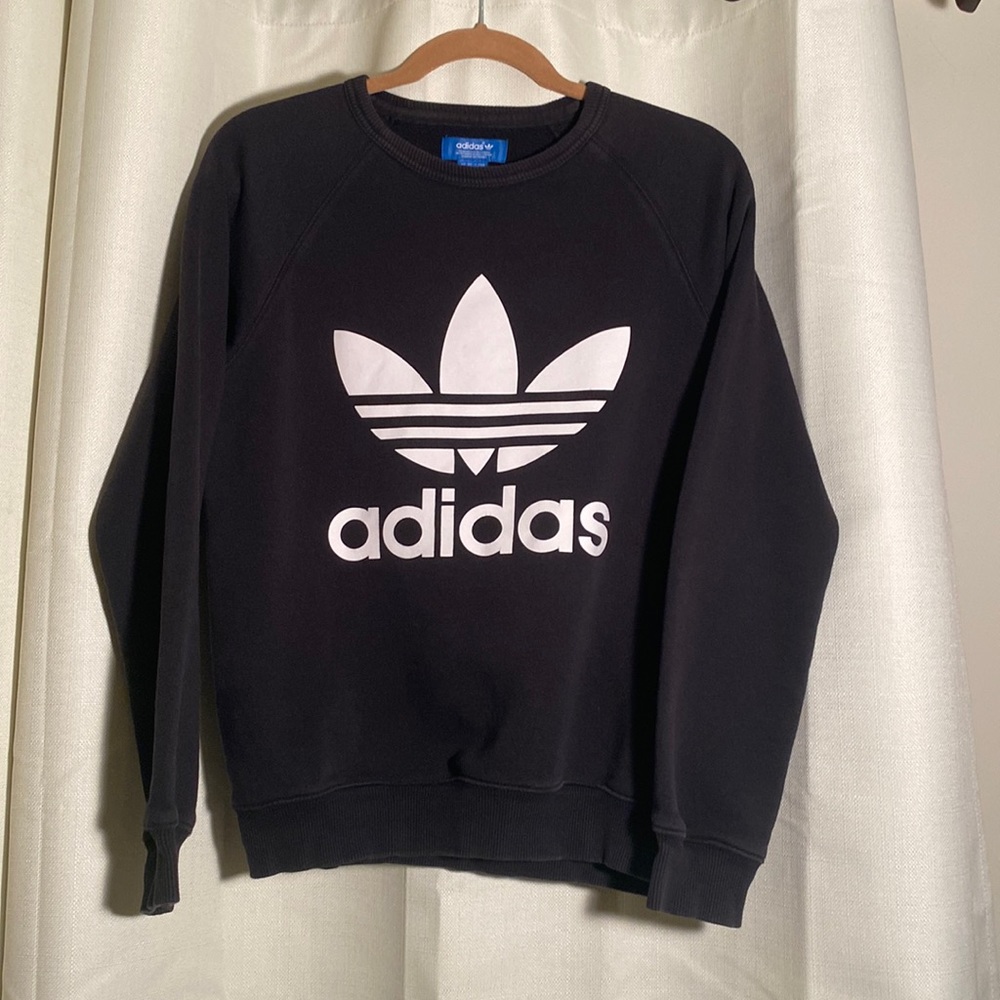 Adidas Vintage Style Trefoil Crewneck Sweatshirt